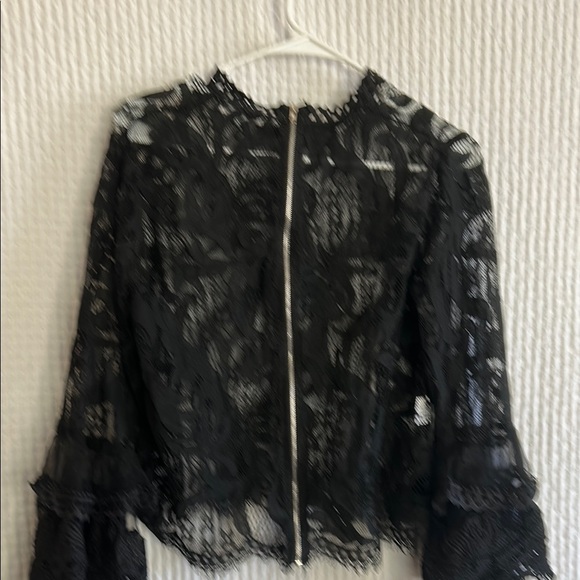 Vivid Elegant Black Lace Top - Picture 12 of 12